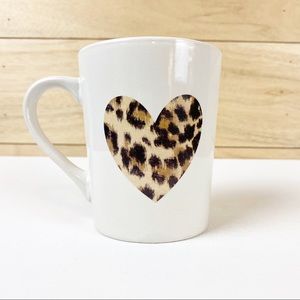 💕 Cute  12 oz Leopard Print Coffee Mug Handmade New Coffee Lovers Gift